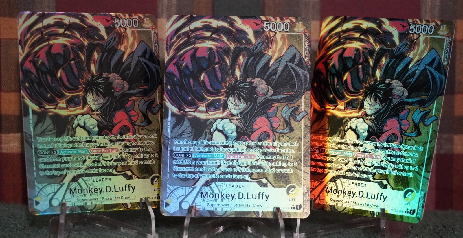 ST13 Three Brothers, 3 Leader Card set | PotatoKingTCG